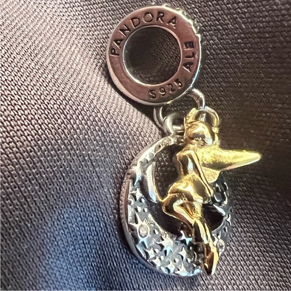 🎁GIFT Pandora Fairies Disney’s Tinker Bell I believe in fairies Sterling Silver - Picture 15 of 17